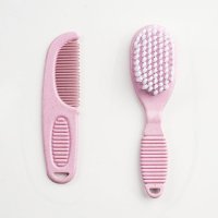 EP607-BP-P: Pink Eco Brush & Comb Set (Bulk Pack)